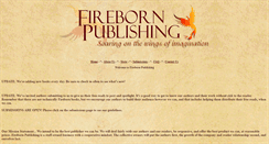 Desktop Screenshot of firebornpublishing.com